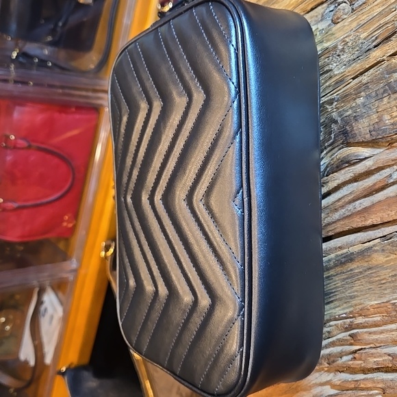 GUCCI GG Marmont Shoulder/Crossbody Black Leather/Hardware - COA included - Picture 9 of 16